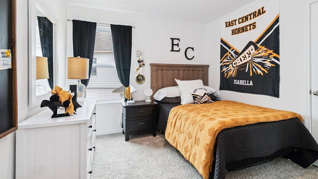 Furnished interior in a model home at Blue Ridge Ranch in San Antonio (Image 25).