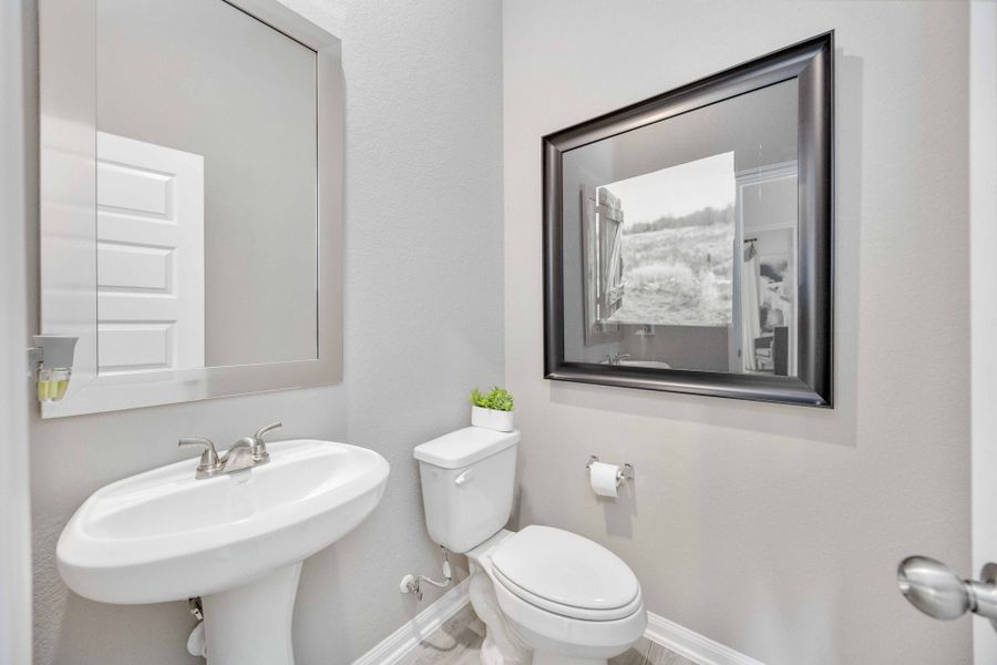 Tejas Village Model Home - Powder Room Tejas Village Model Home - Powder Room