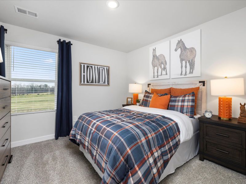 Furnished interior in a model home at The Farm at Wells Creek - Signature Collection in Gray Court (Image 17). Furnished interior in a model home at The Farm at Wells Creek - Signature Collection in Gray Court (Image 17).