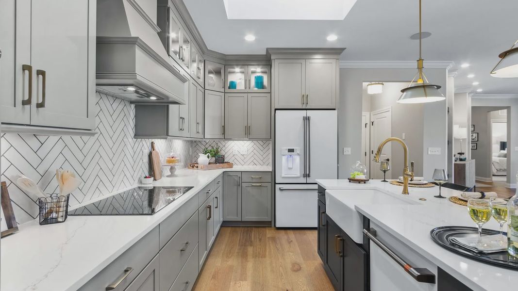 Furnished interior in a model home at The Courtyards at Franklin Road in Murfreesboro (Image 21).
