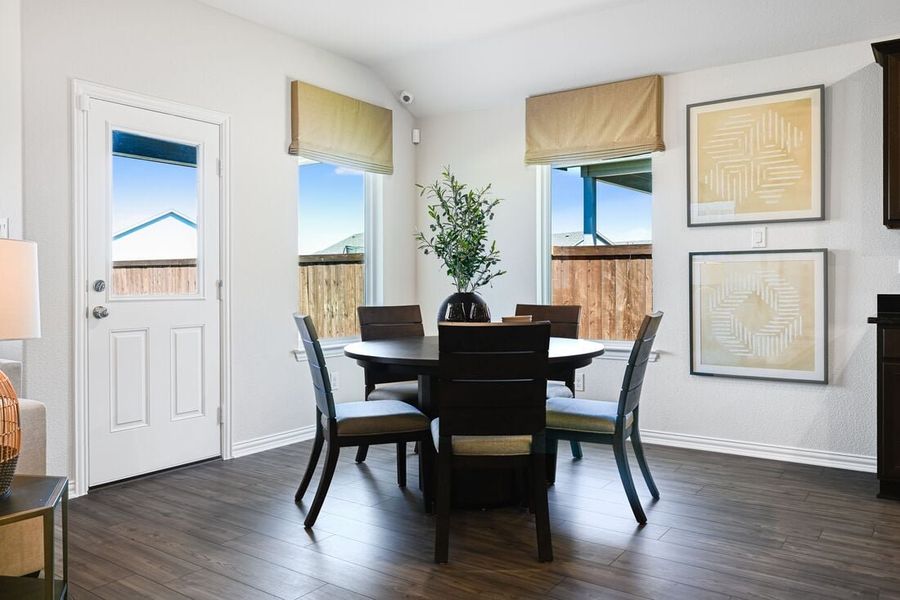 Furnished interior in a model home at Madero 50s in Fort Worth (Image 78).
