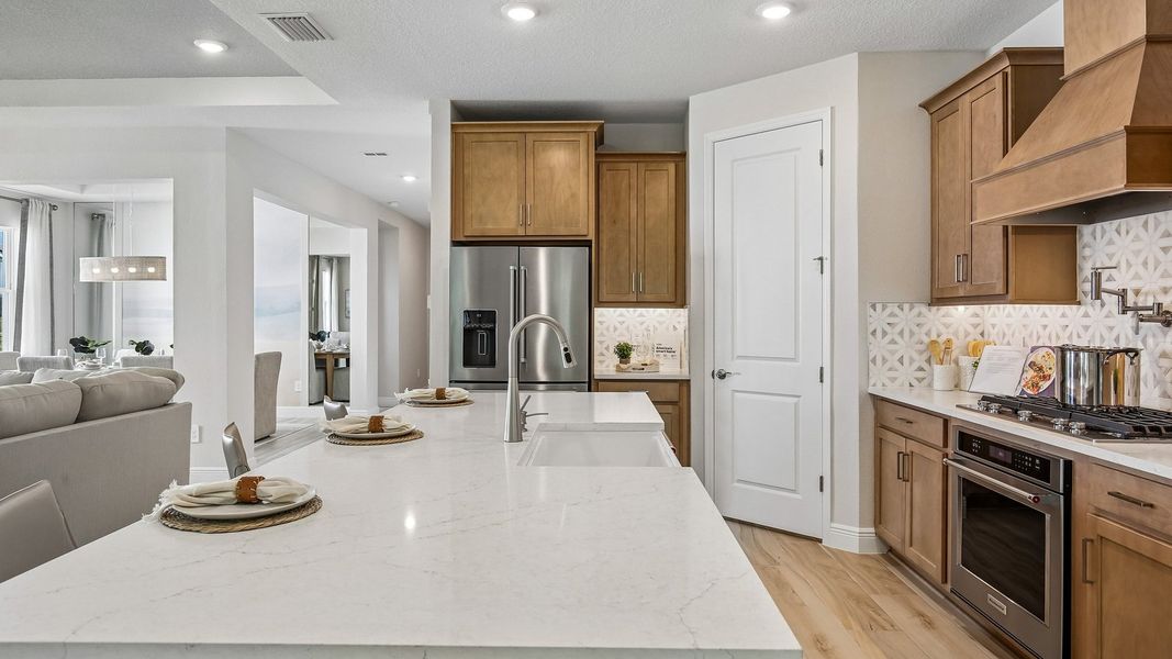 Furnished interior in a model home at Hammock at Two Rivers in Zephyrhills (Image 62).