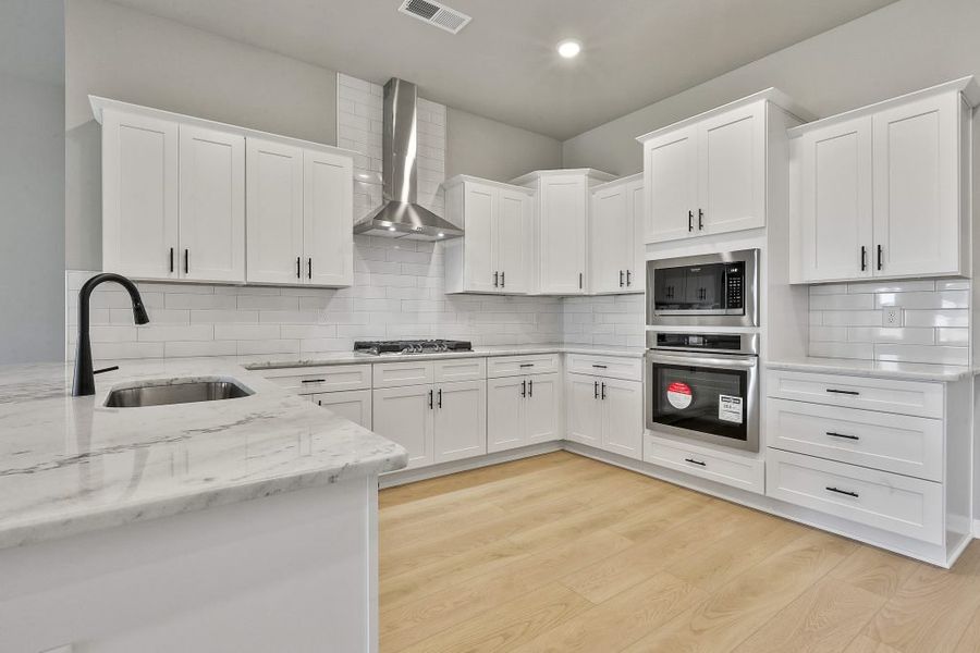 Furnished interior in a model home at Fieldstone in Senoia (Image 4).