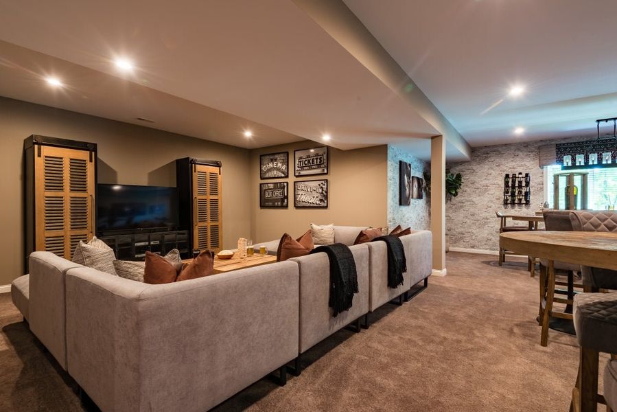 Furnished interior in a model home at Stonehaven in Hoschton (Image 20).