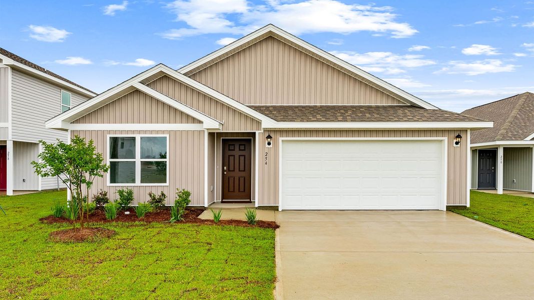Front exterior of a home in the Park Place community, located in Panama City, FL (Image 4).