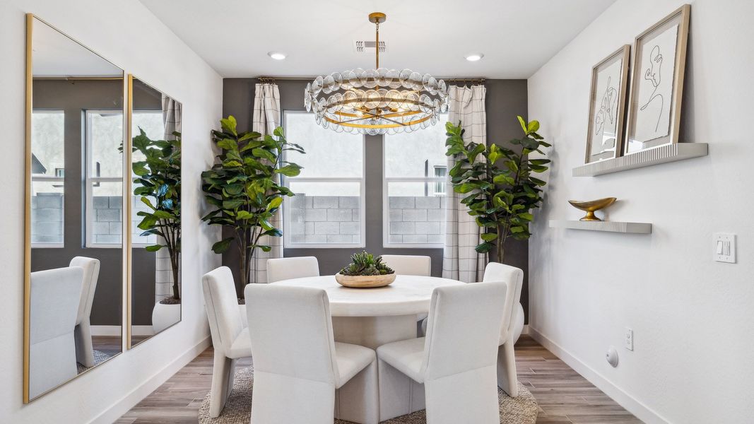 Furnished interior in a model home at The Ridge at Stone Butte in Phoenix (Image 30).