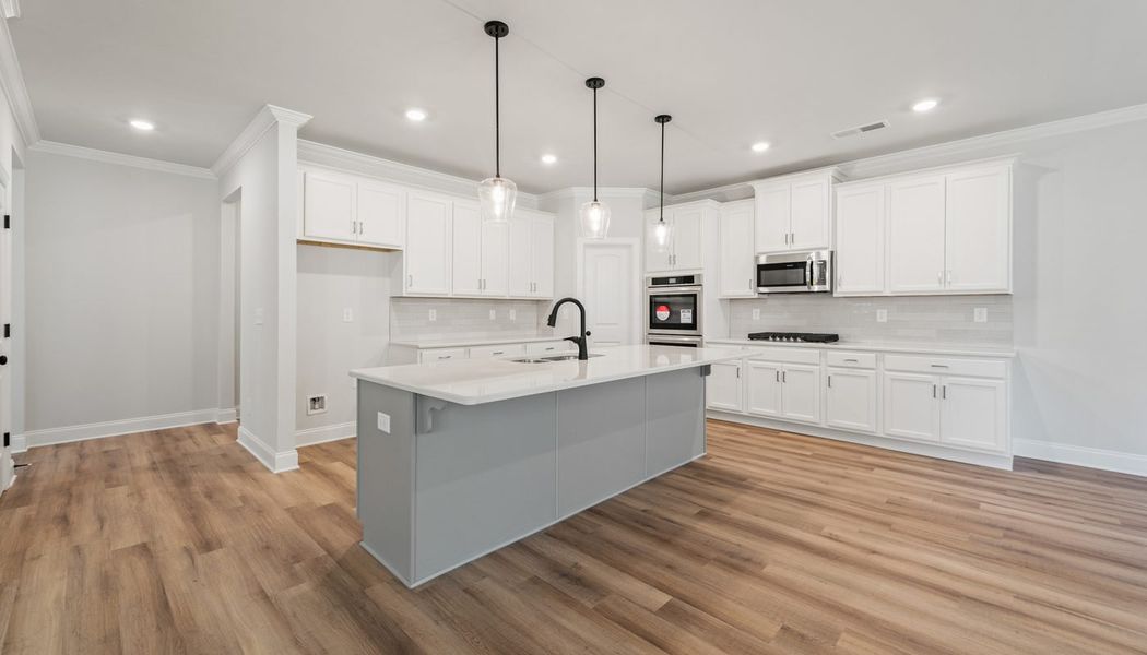 Furnished interior in a model home at Ruby Creek Estates in Atlanta (Image 24).
