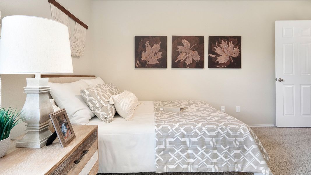 Furnished interior in a model home at Pecan Creek in Temple (Image 22).