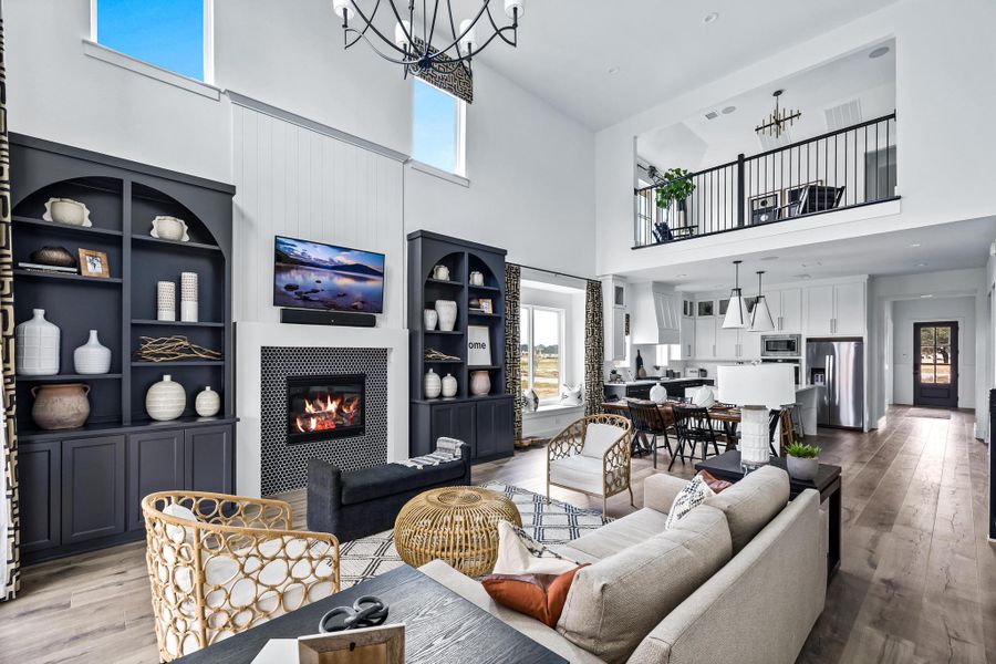 Furnished interior in a model home at Windsong Ranch - The Enclave in Prosper (Image 24). Furnished interior in a model home at Windsong Ranch - The Enclave in Prosper (Image 24).