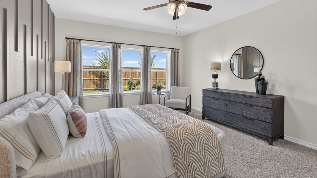 Furnished interior in a model home at Windchime in Celina (Image 23). Furnished interior in a model home at Windchime in Celina (Image 23).