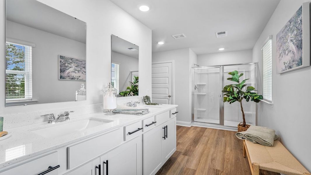 Furnished interior in a model home at Rice Hope in Port Wentworth (Image 7).