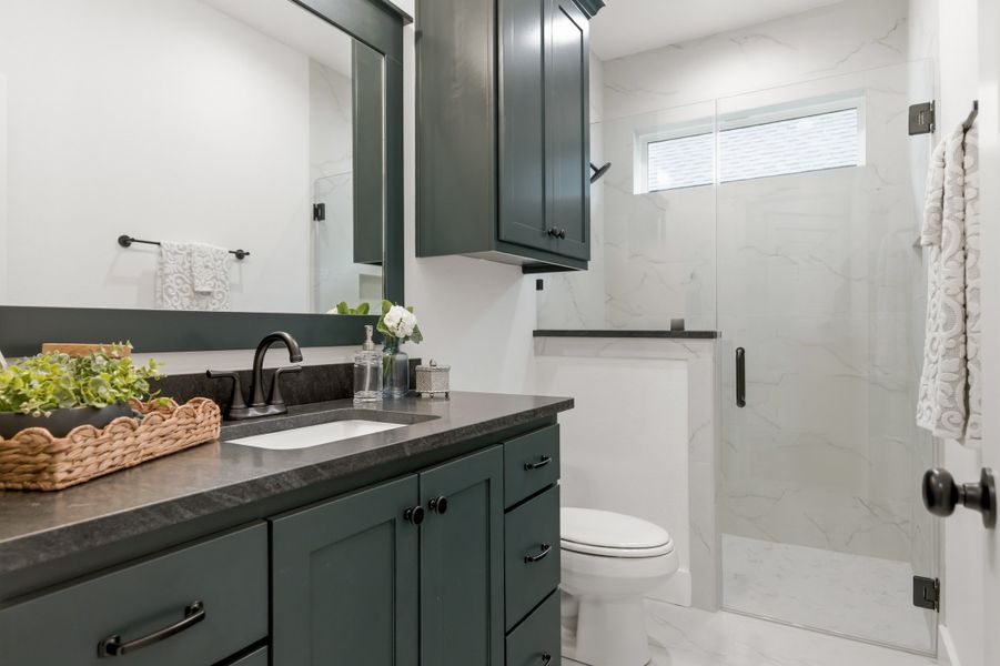 Furnished interior in a model home at Oakmont in Bryan (Image 25).