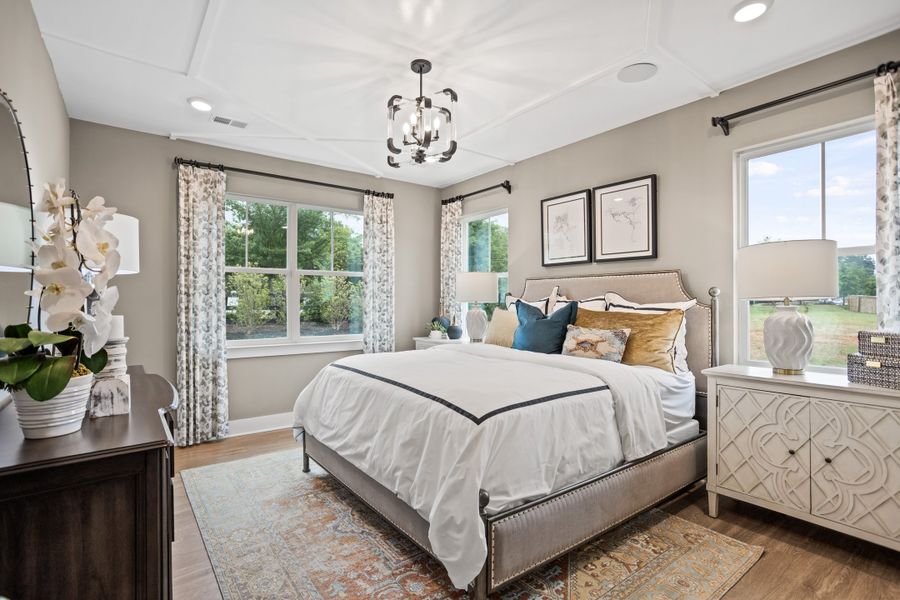 Furnished interior in a model home at Harrington in Greenville (Image 6). Furnished interior in a model home at Harrington in Greenville (Image 6).