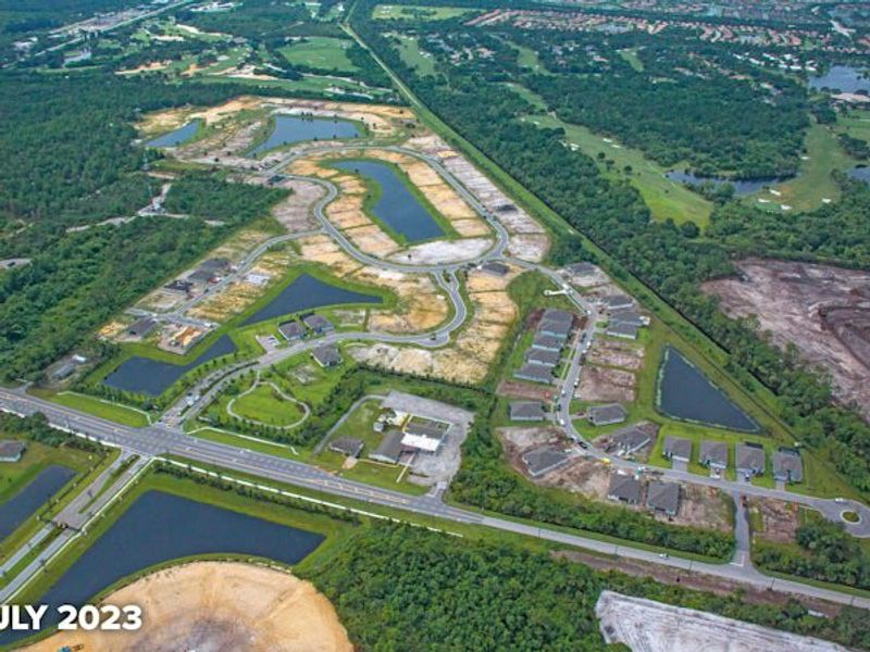 Site preparation and early development at High Pointe in Vero Beach, FL (Image 106).