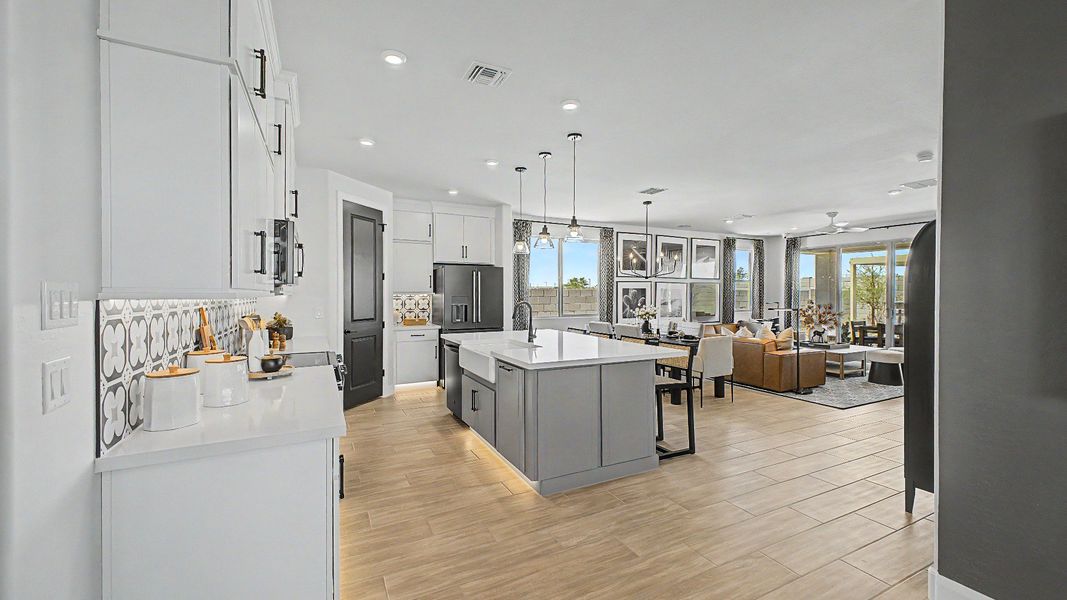 Furnished interior in a model home at Apache Farms in Buckeye (Image 14).