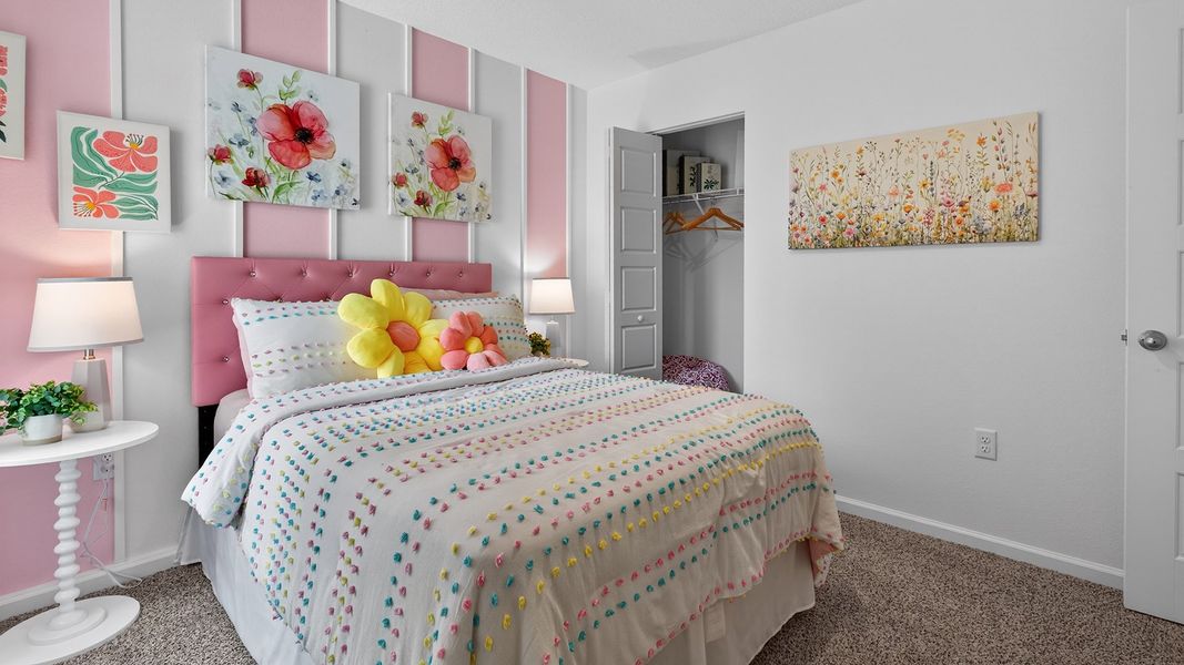 Furnished interior in a model home at Irongate Villas in Jacksonville (Image 23).