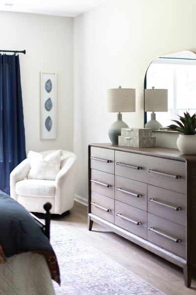 Furnished interior in a model home at Majestic Oaks in Brunswick (Image 16). Furnished interior in a model home at Majestic Oaks in Brunswick (Image 16).