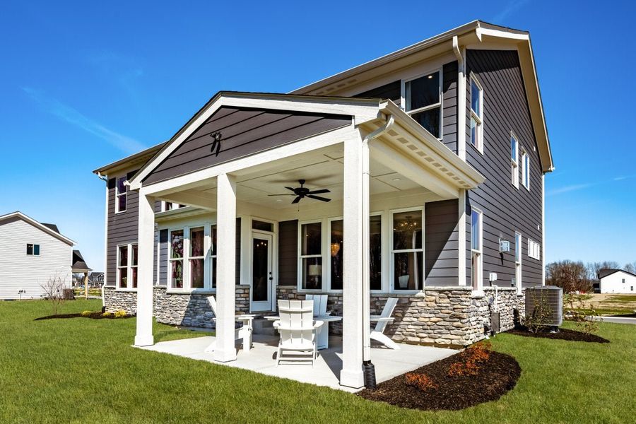 Exterior details of a home in Lochmoor at Savannah Lakes, Hiram (Image 4).