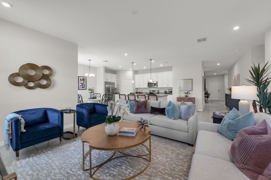 Furnished interior in a model home at Wynnstone in Davenport (Image 5). Furnished interior in a model home at Wynnstone in Davenport (Image 5).