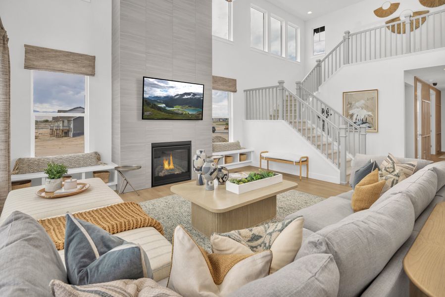 Plan C407 Living Room by American Legend Homes Plan C407 Living Room by American Legend Homes