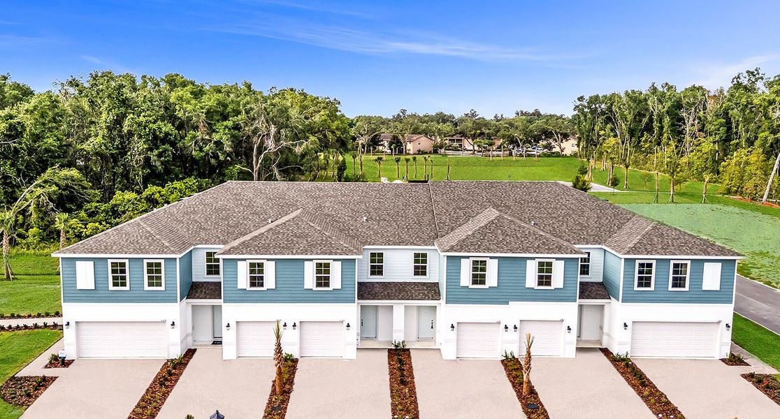 Front exterior of a home in the Delaney Reserve community, located in Deland, FL (Image 2).