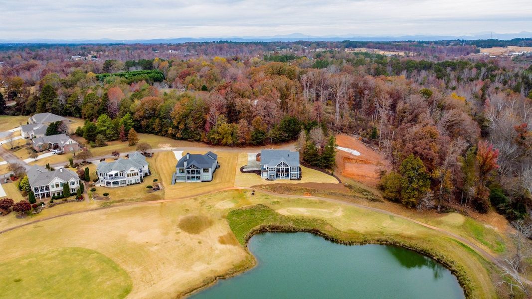 Aerial view of Cross Creek plantation Aerial view of Cross Creek plantation