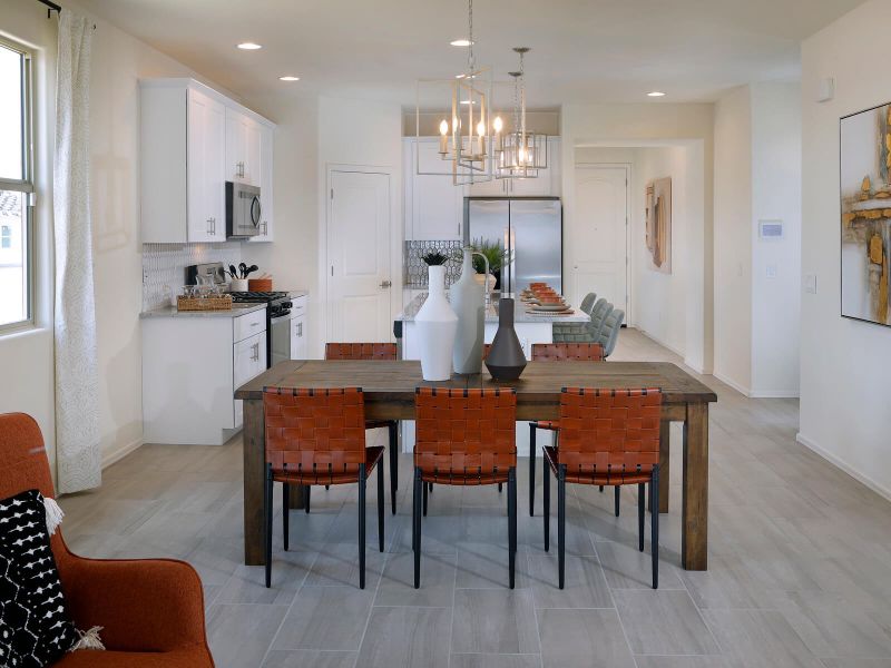 Furnished interior in a model home at Sunset Crest - Premier Series in Tucson (Image 4).