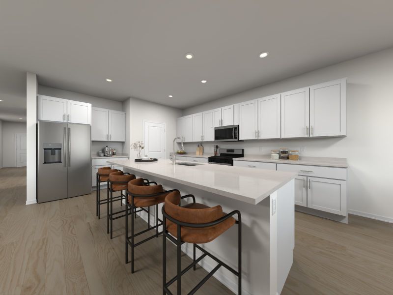 Furnished interior in a model home at Mount Plymouth Greens in Sorrento (Image 21).