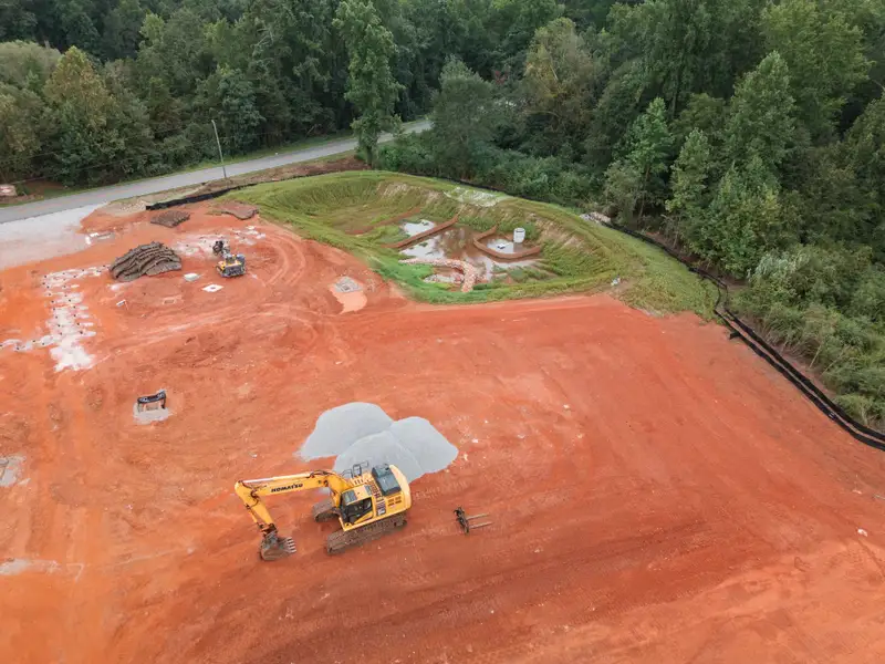Site preparation and early development at Saluda Ridge in Piedmont, SC (Image 4).