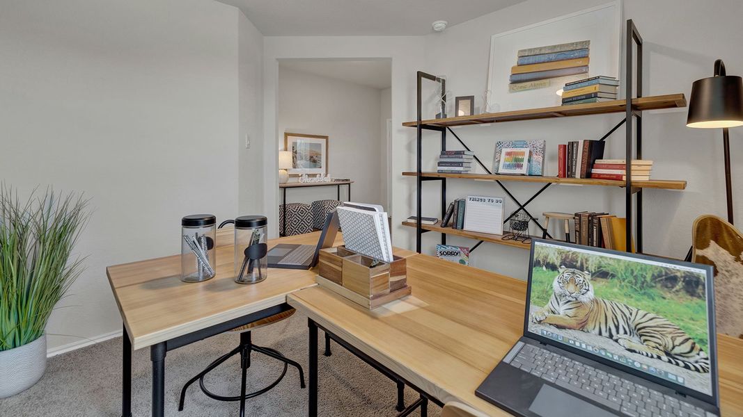 Furnished interior in a model home at Swenson Heights in Seguin (Image 37). Furnished interior in a model home at Swenson Heights in Seguin (Image 37).