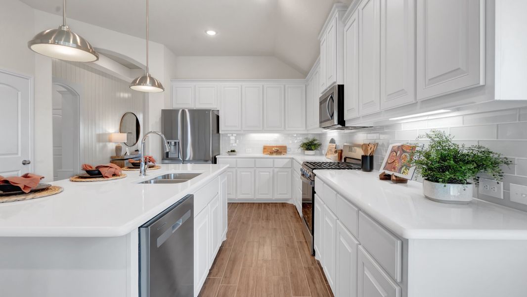 Furnished interior in a model home at Silo Mills - Select Series in Joshua (Image 24).