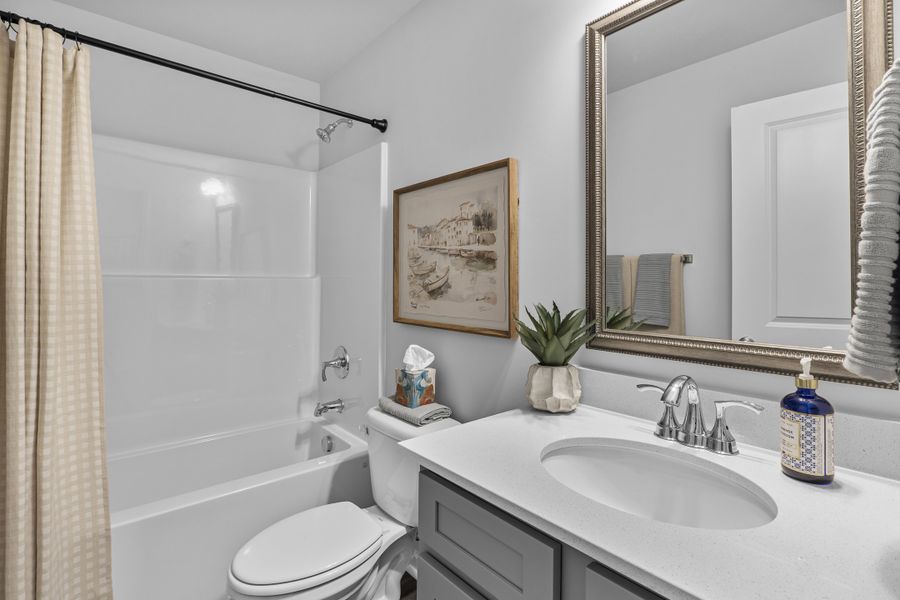 Furnished interior in a model home at Select Homesites Rincon in Rincon (Image 23).