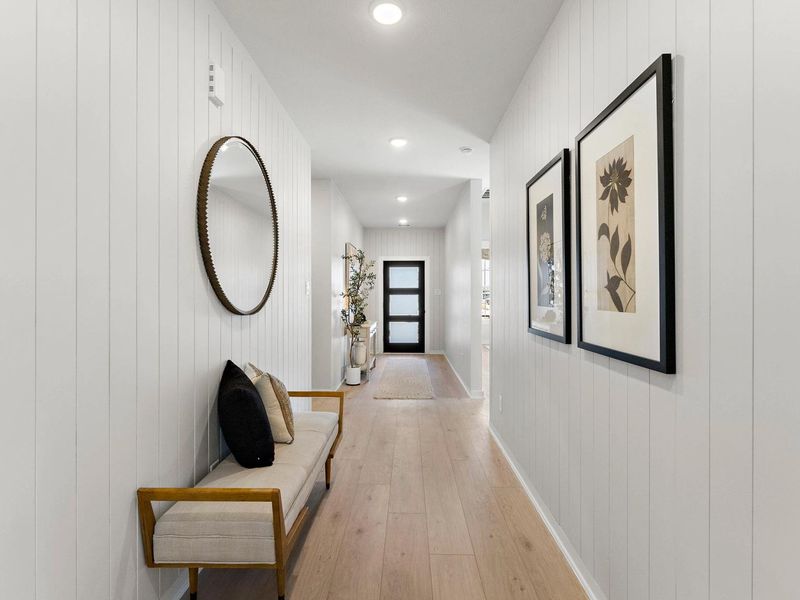 Furnished interior in a model home at Sundance Cove in Crosby (Image 15).