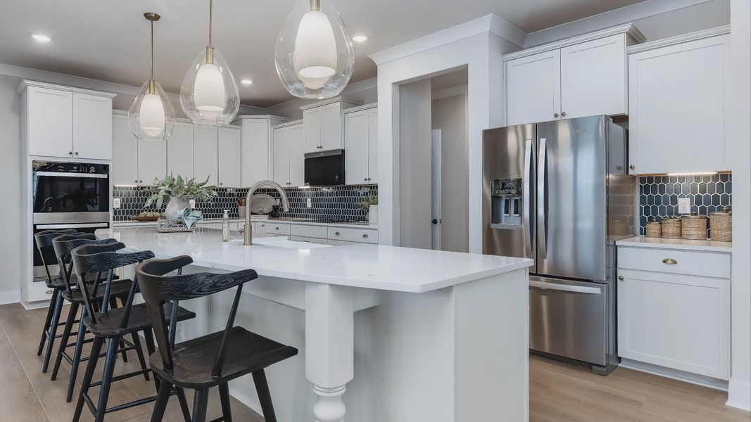 Furnished interior in a model home at Owen Park in Gibsonville (Image 12).