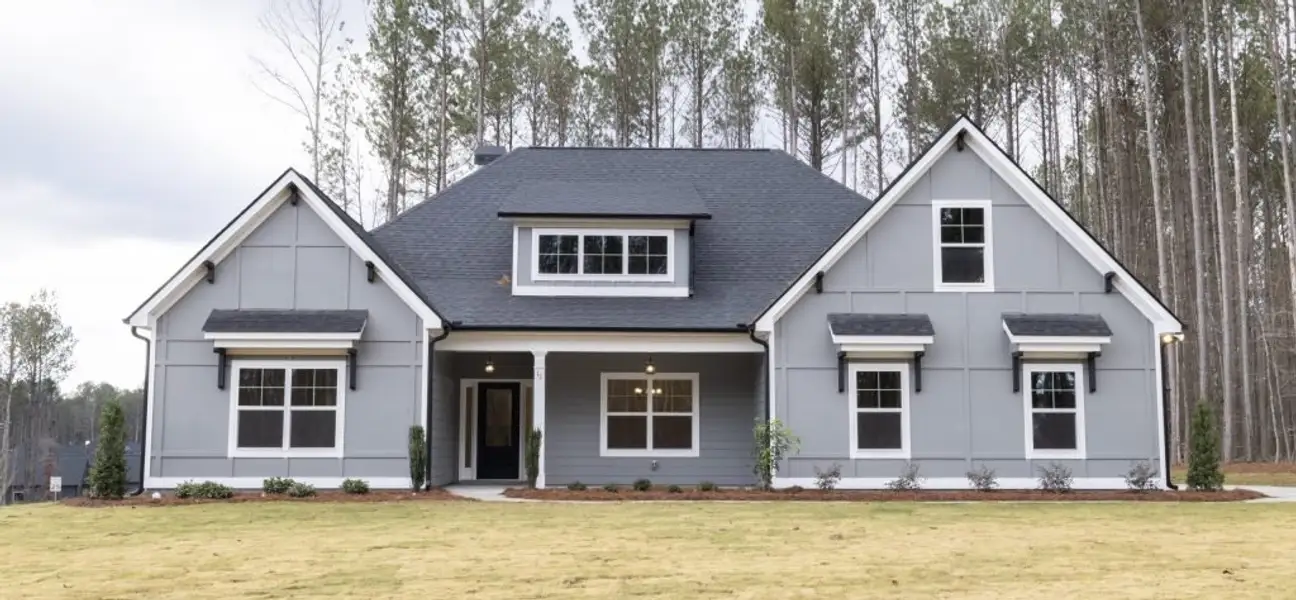 Front exterior of a home in the Belle Hall community, located in Newnan, GA (Image 9).