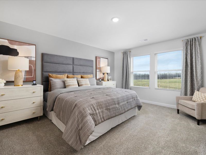 Furnished interior in a model home at The Farm at Wells Creek - Signature Collection in Gray Court (Image 9). Furnished interior in a model home at The Farm at Wells Creek - Signature Collection in Gray Court (Image 9).