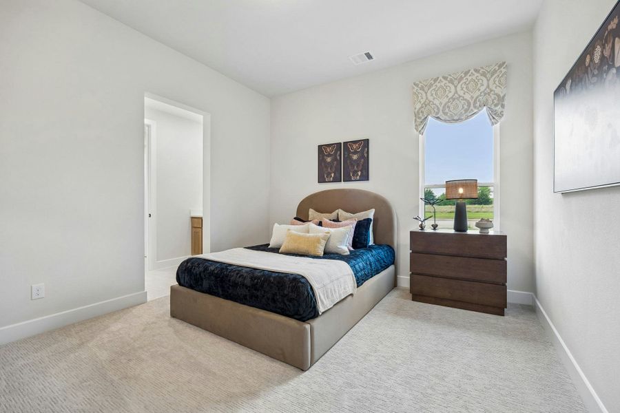 Furnished interior in a model home at Discovery Lakes in Rockwall (Image 44).
