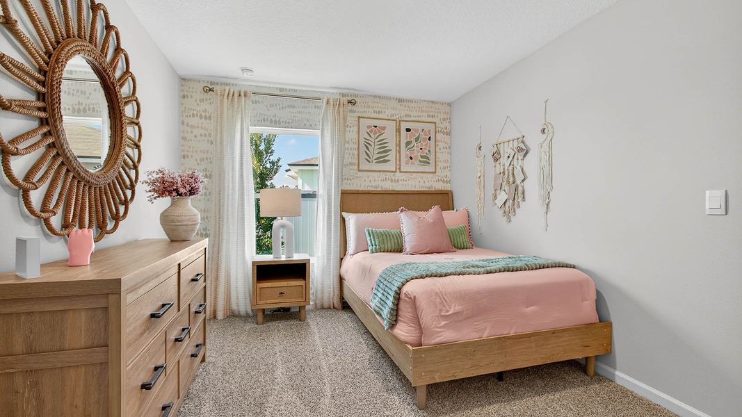 Furnished interior in a model home at Sawmill Branch in Palm Coast (Image 36).