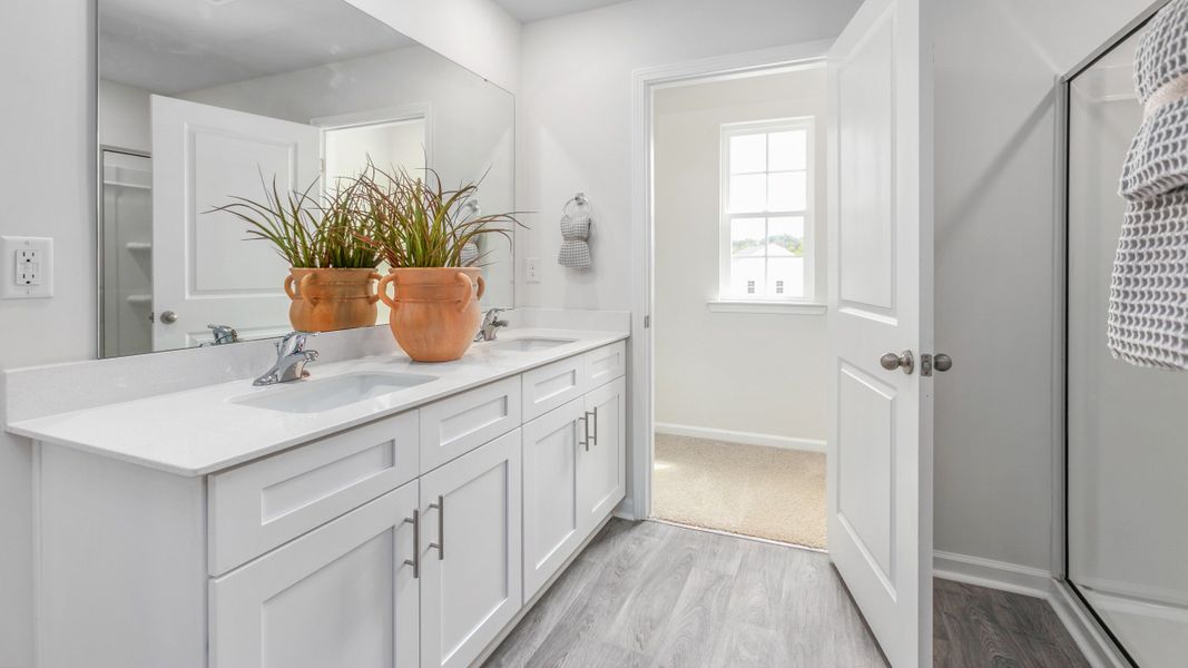 Furnished interior in a model home at Owens Ridge in Lexington (Image 19).