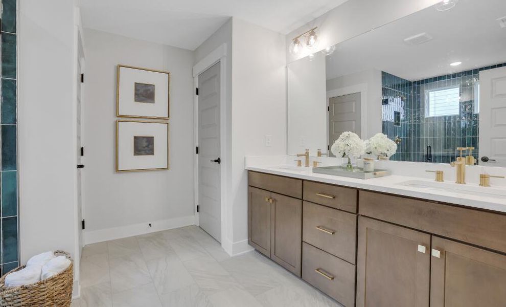 Furnished interior in a model home at Villas at Dawsonville in Dawsonville (Image 19).