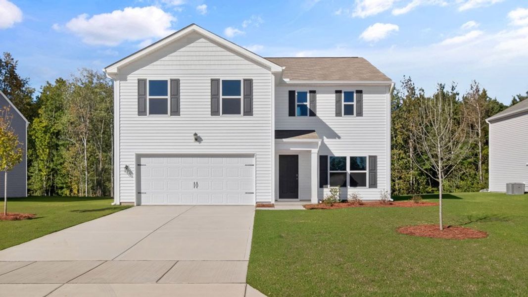 Front exterior of a home in the Olive Branch community, located in Clayton, NC (Image 9).