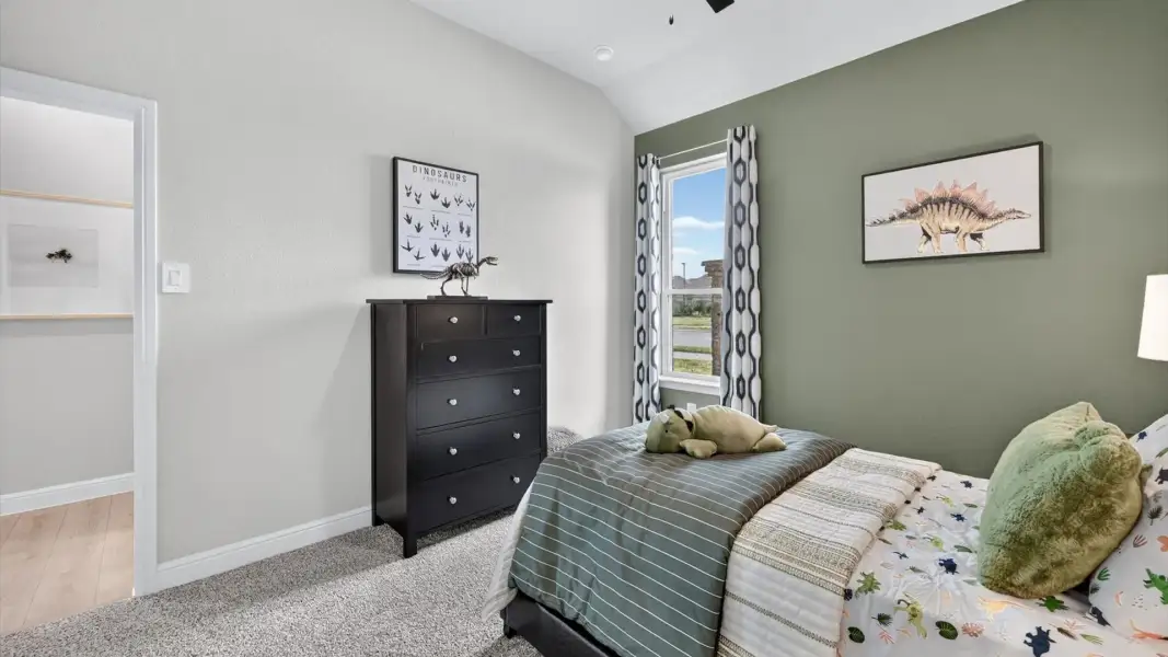 Furnished interior in a model home at Wildflower Ranch in Justin (Image 34).