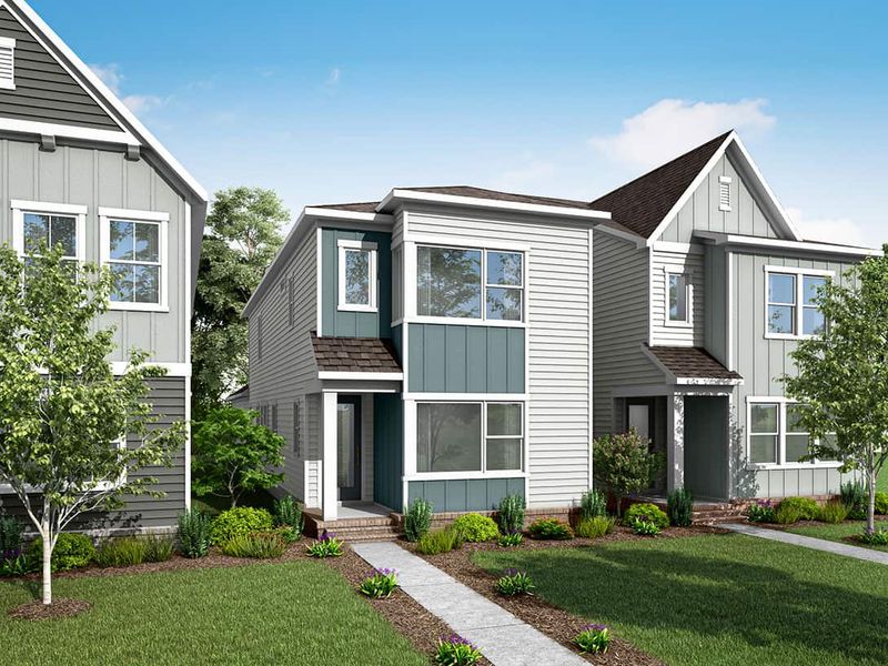 Front exterior of a home in the Chatham Park community, located in Pittsboro, NC (Image 20).