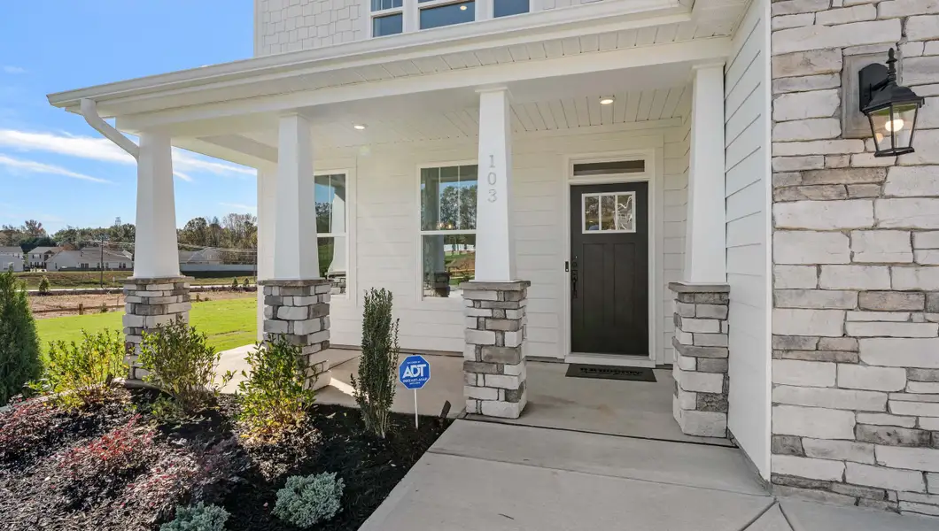Front exterior of a home in the Adams Glen community, located in Greenville, SC (Image 2).