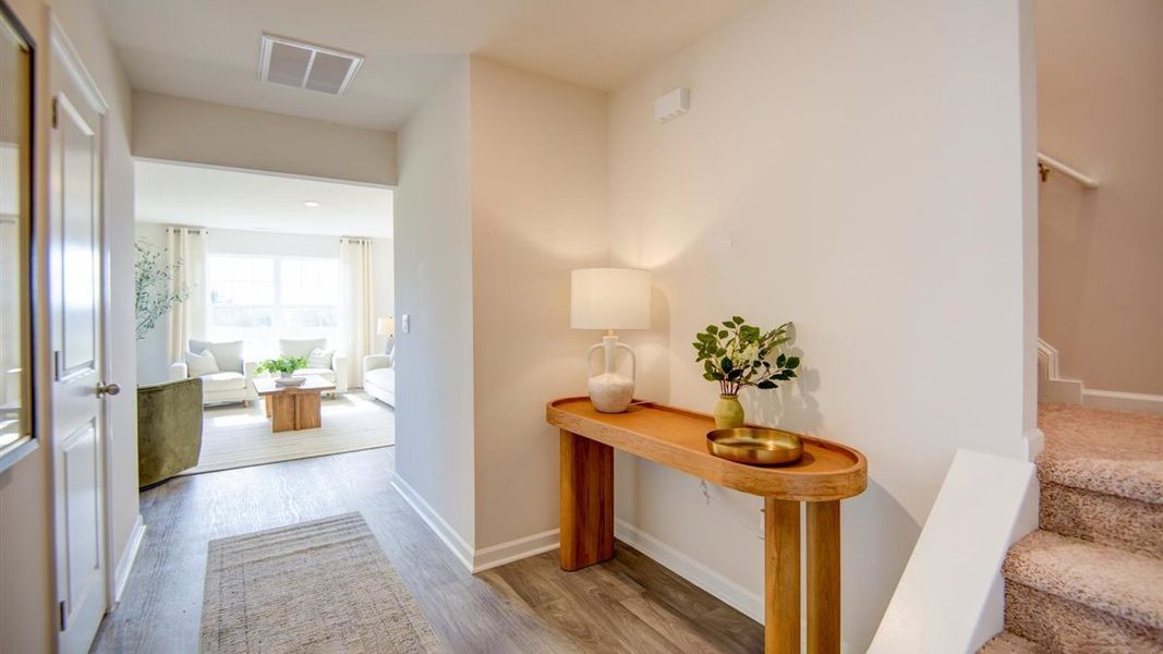 Furnished interior in a model home at Butterfield in Kinston (Image 11).