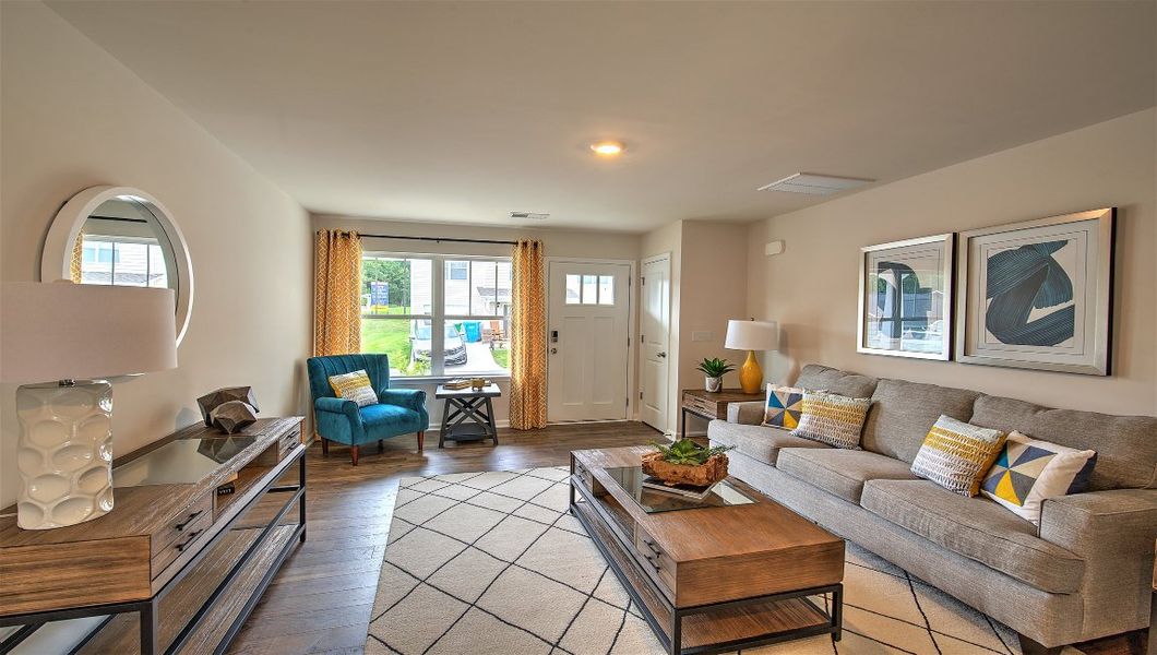 Furnished interior in a model home at Virginia Commons in Arden (Image 5).