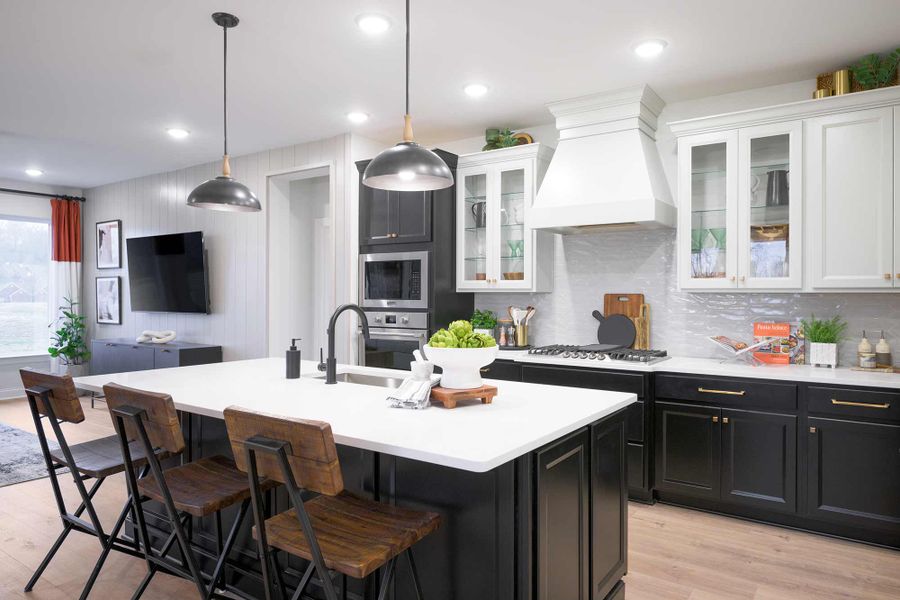 Furnished interior in a model home at The Preserve at Five Oaks in Lebanon (Image 8).