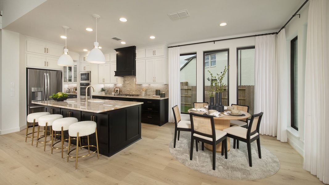 Furnished interior in a model home at Cane Island 60' in Katy (Image 8). Furnished interior in a model home at Cane Island 60' in Katy (Image 8).