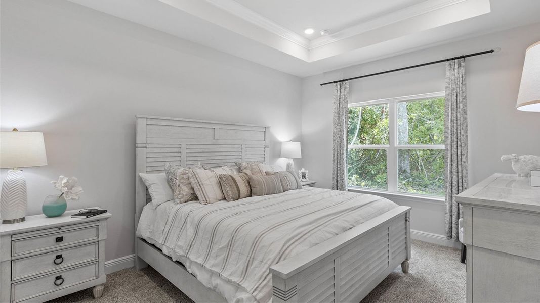 Furnished interior in a model home at Pine Dove Estates in Tallahassee (Image 32).