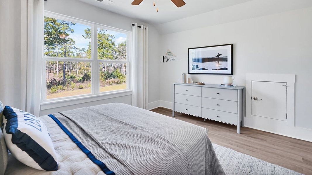 Furnished interior in a model home at Rolling Hills in Bolivia (Image 20). Furnished interior in a model home at Rolling Hills in Bolivia (Image 20).